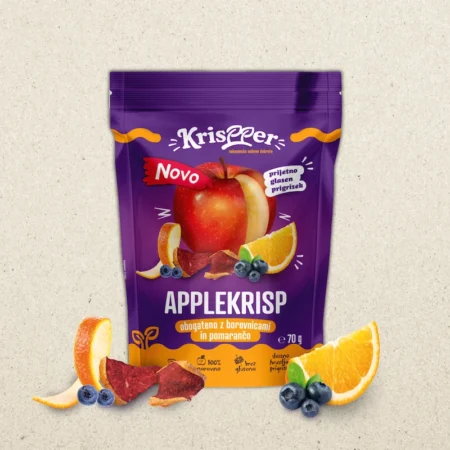 Applekrisp - Apple pillows with blueberry and orange flavor