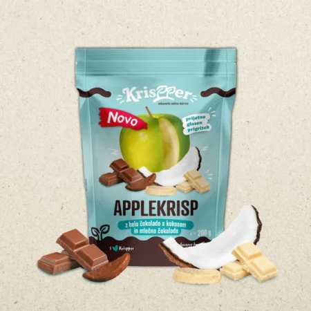 Applekrisp - Apple Sticks with Coconut White Chocolate and Milk Chocolate