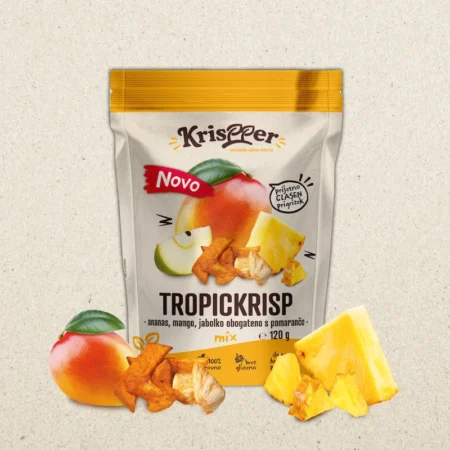 Tropickrisp - Mix of pineapple, mango, apple pillows with orange